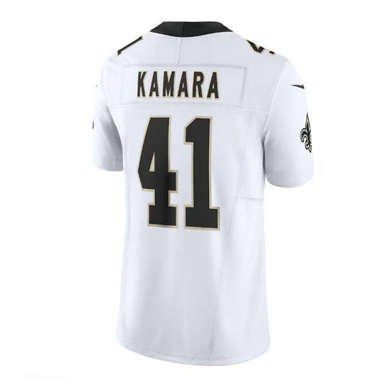 NO.Saints #41 Alvin Kamara Vapor F.U.S.E. Limited Jersey - White Stitched American Football Jerseys - Main View