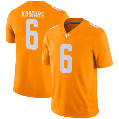 T.Volunteers #6 Alvin Kamara Game Jersey Orange Stitched American College Jerseys - Main View