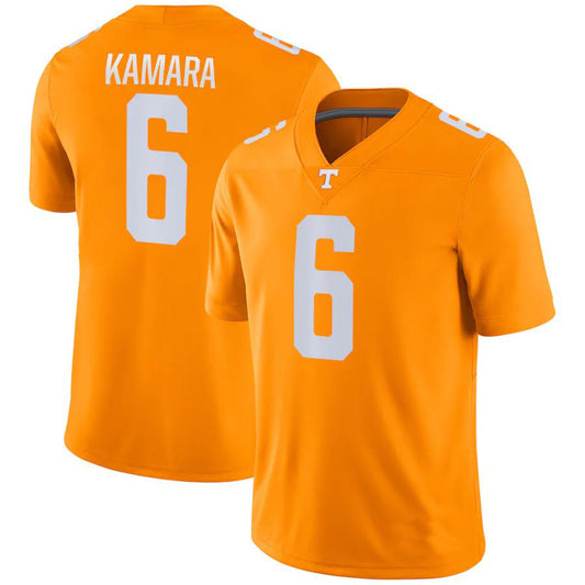 T.Volunteers #6 Alvin Kamara Game Jersey Orange Stitched American College Jerseys - Main View