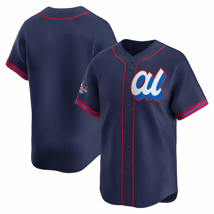 American League Navy 2025 Home Run Derby Limited Baseball Jersey - Main View