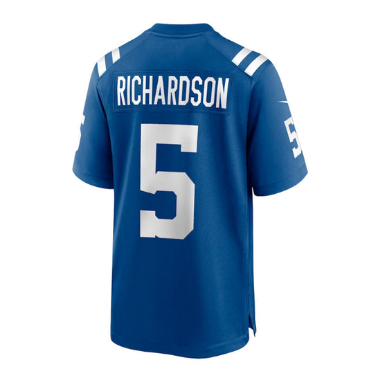 IN. Colts #5 Anthony Richardson 2023 Draft First Round Pick Alternate Game Jersey - Royal Stitched American Football Jerseys - Main View