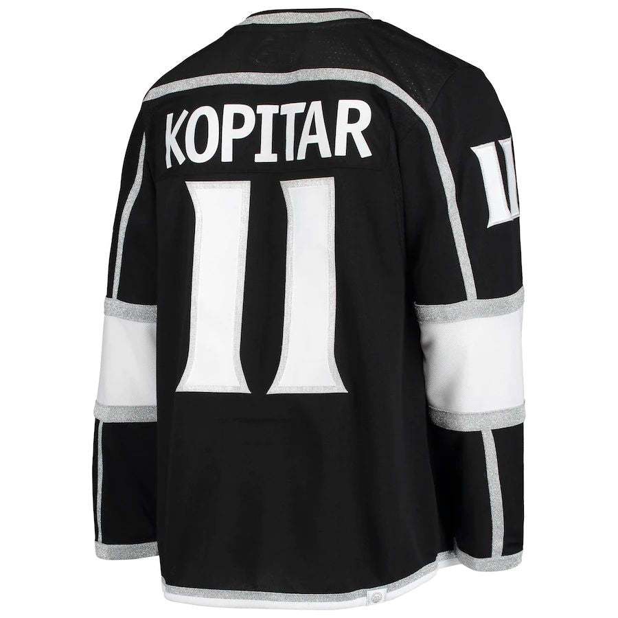LA.Kings #11 Anze Kopitar Home Primegreen Authentic Pro Player Jersey Black Stitched American Hockey Jerseys - Main View