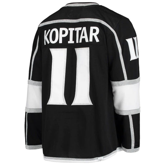 LA.Kings #11 Anze Kopitar Home Primegreen Authentic Pro Player Jersey Black Stitched American Hockey Jerseys - Main View