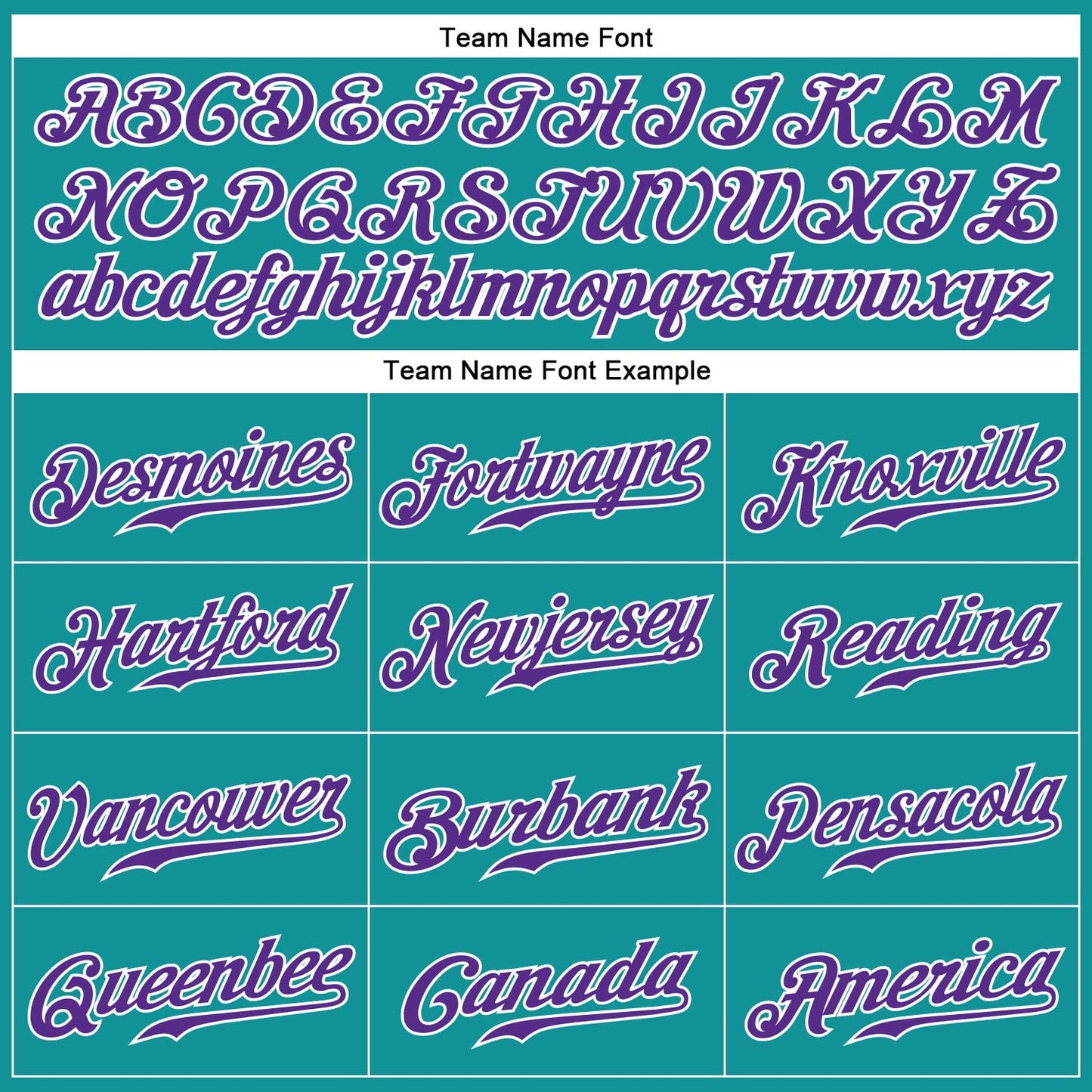 Custom Teal White Pinstripe Purple-White Authentic Baseball Jersey view 4