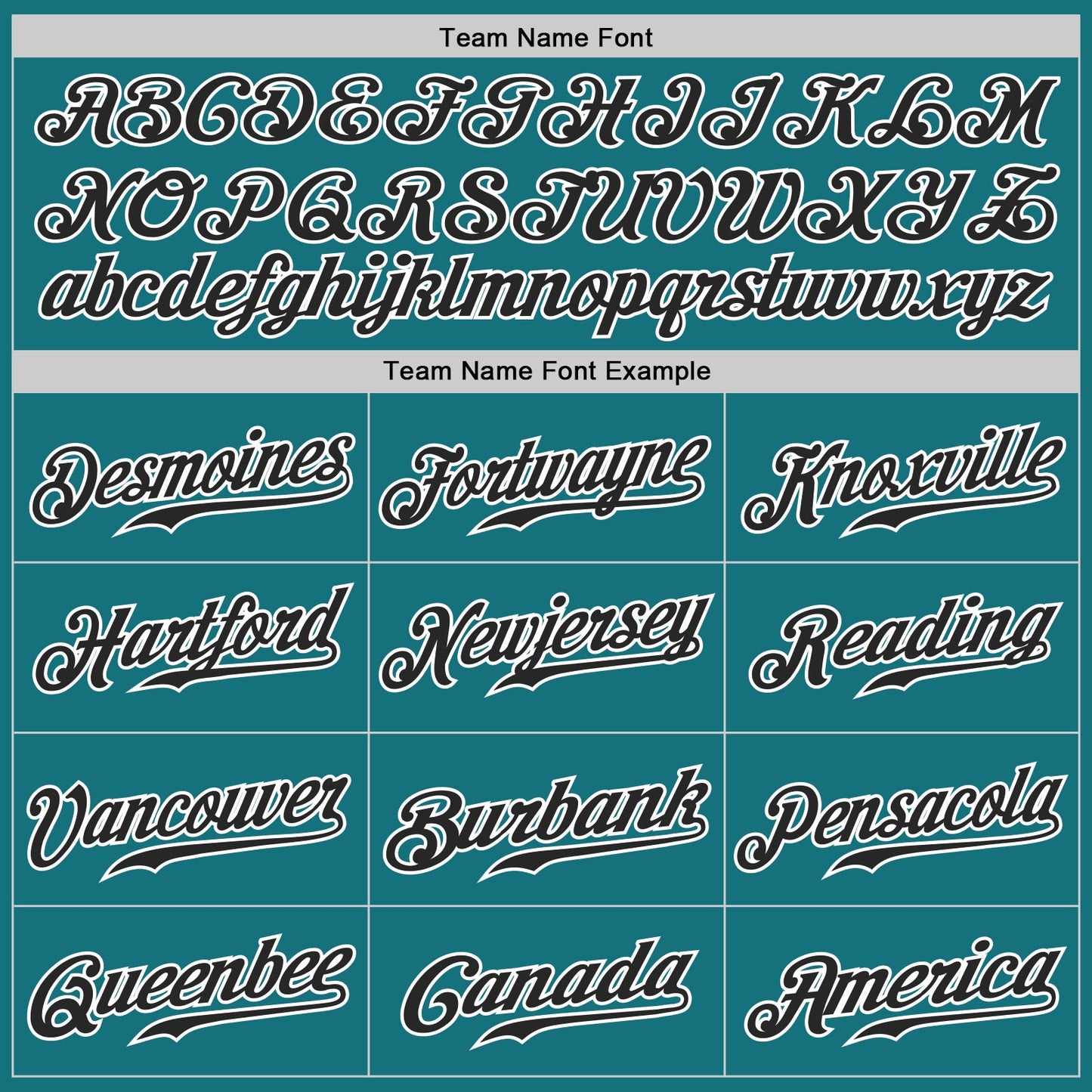 Custom Teal Black Pinstripe Black-White Authentic Baseball Jersey view 6