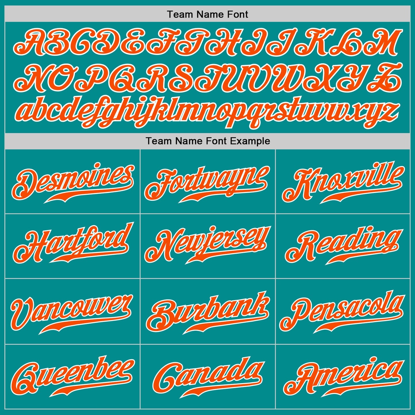 Custom Aqua Orange-White Authentic Baseball Jersey view 4