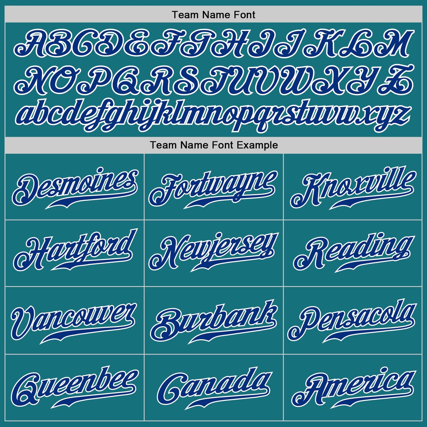 Custom Teal Royal-White Authentic Baseball Jersey view 4