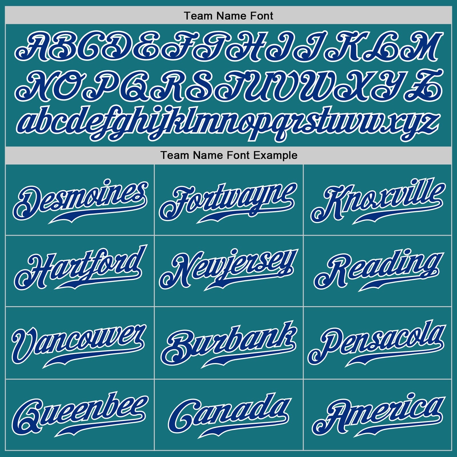 Custom Teal Royal-White Authentic Baseball Jersey view 4