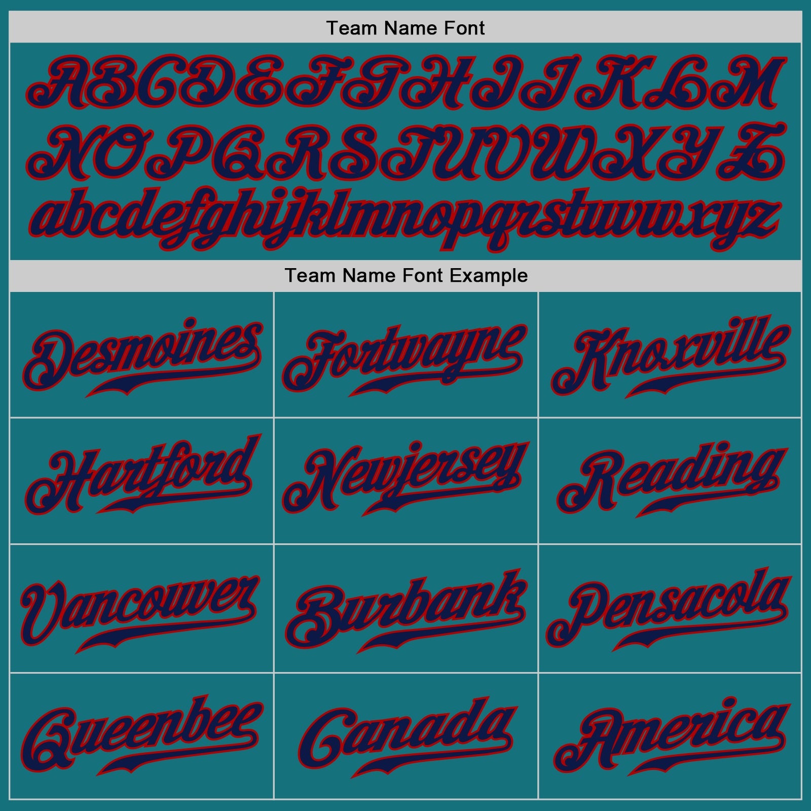 Custom Teal Navy-Red Authentic Baseball Jersey view 4