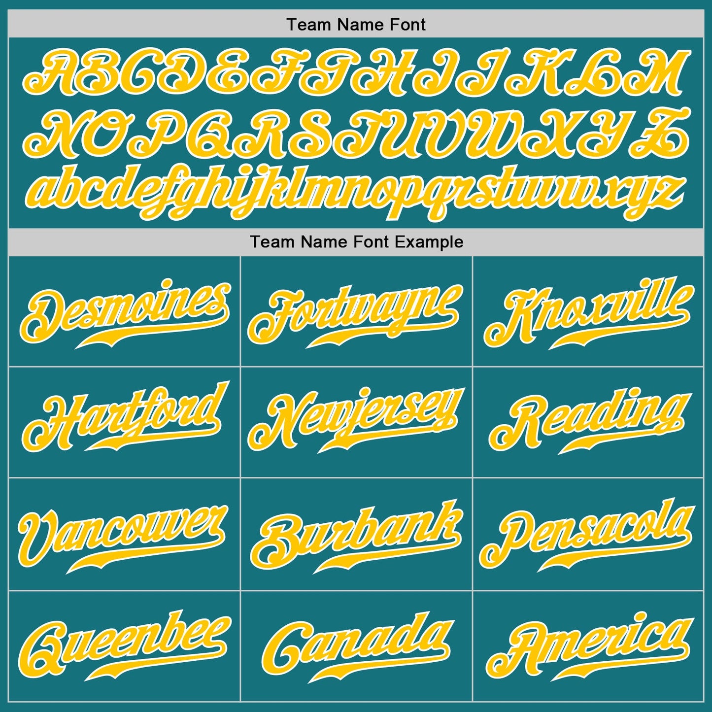 Custom Teal Gold-White Authentic Baseball Jersey view 4