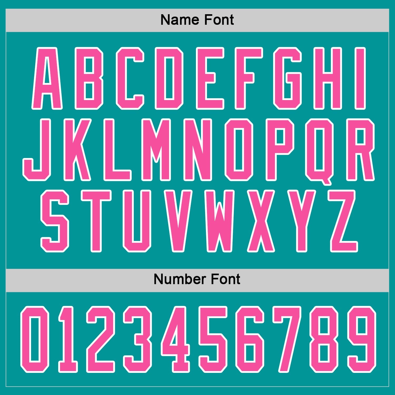 Custom Aqua Pink-White Hockey Jersey view 4