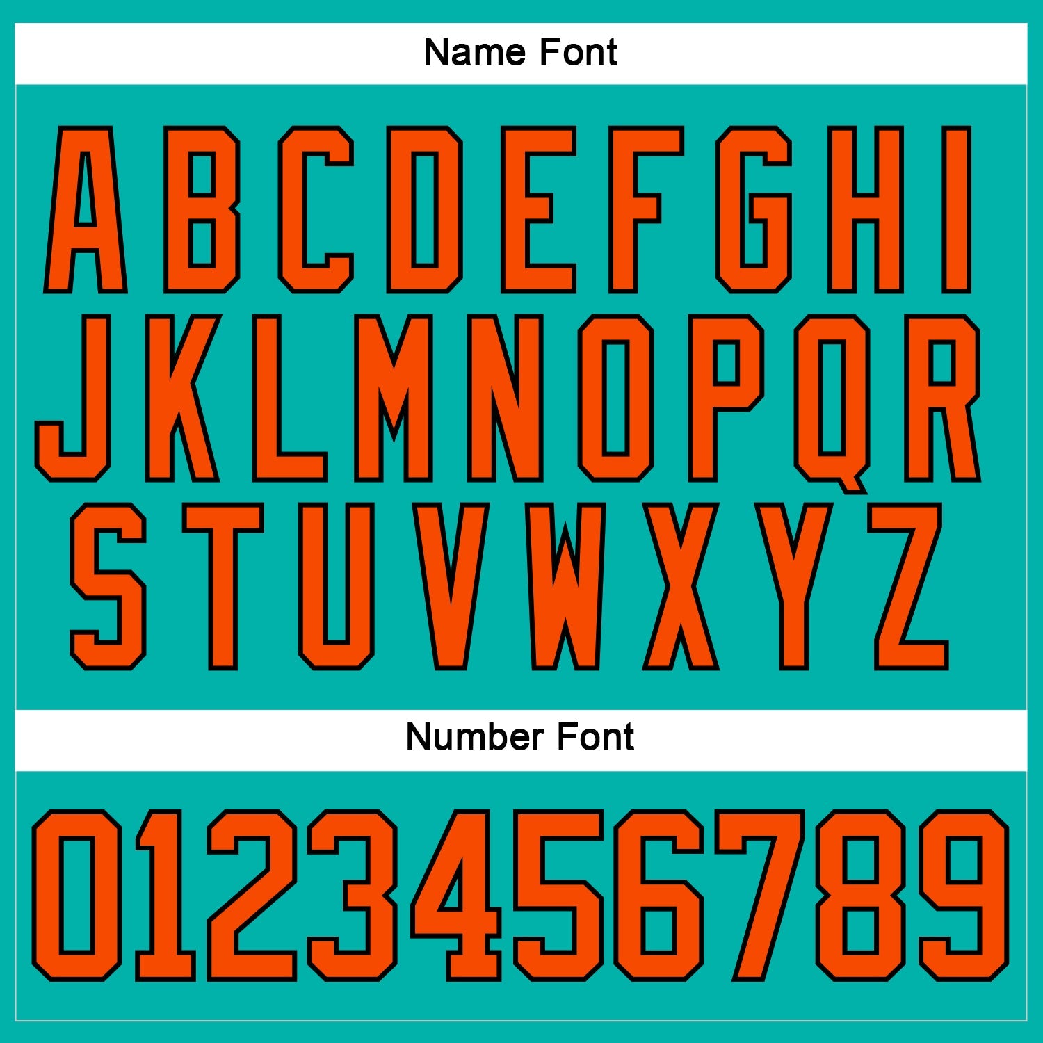 Custom Aqua Orange-Black Hockey Lace Neck Jersey view 5