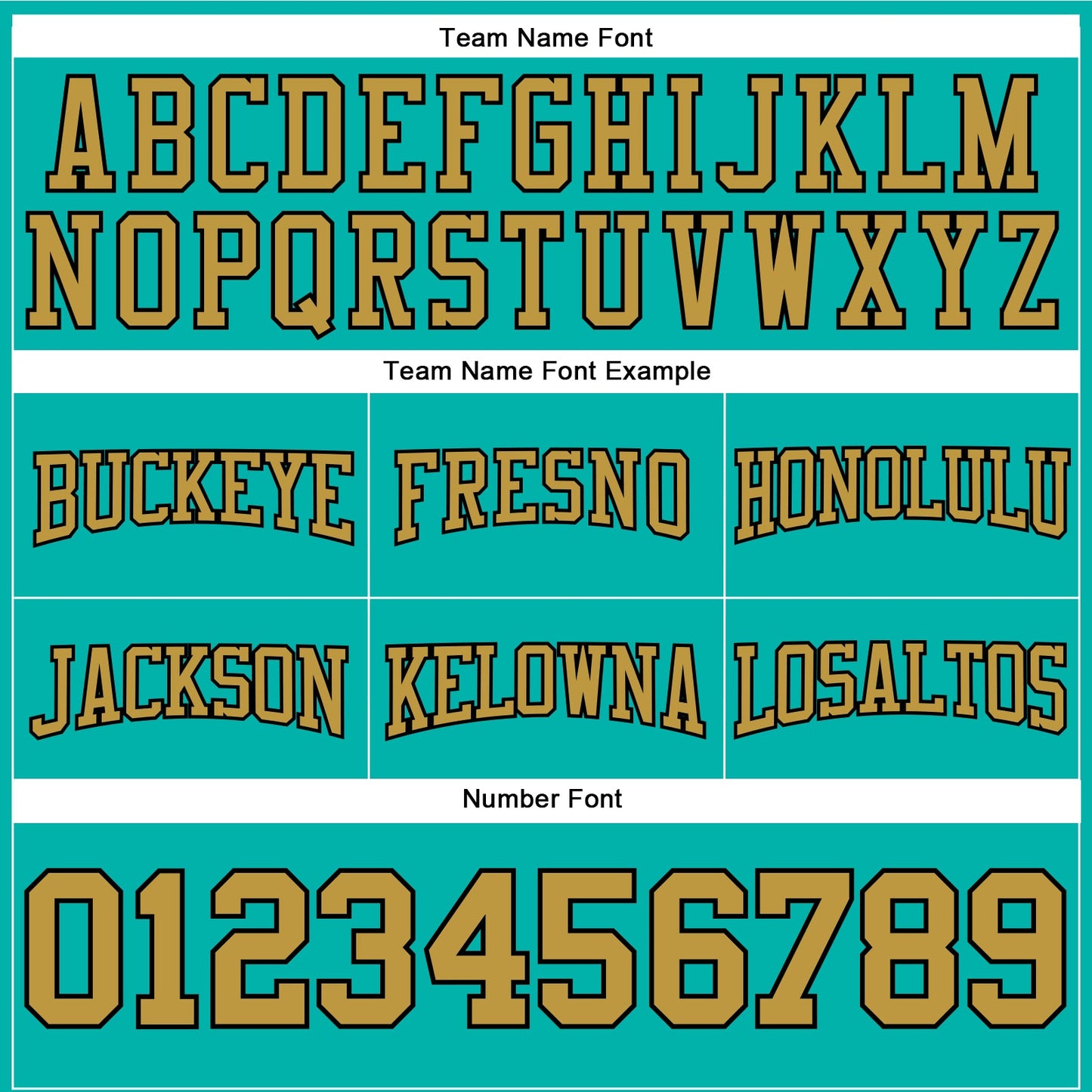 Custom Stitched Aqua Old Gold-Black Football Pullover Sweatshirt Hoodie view 3