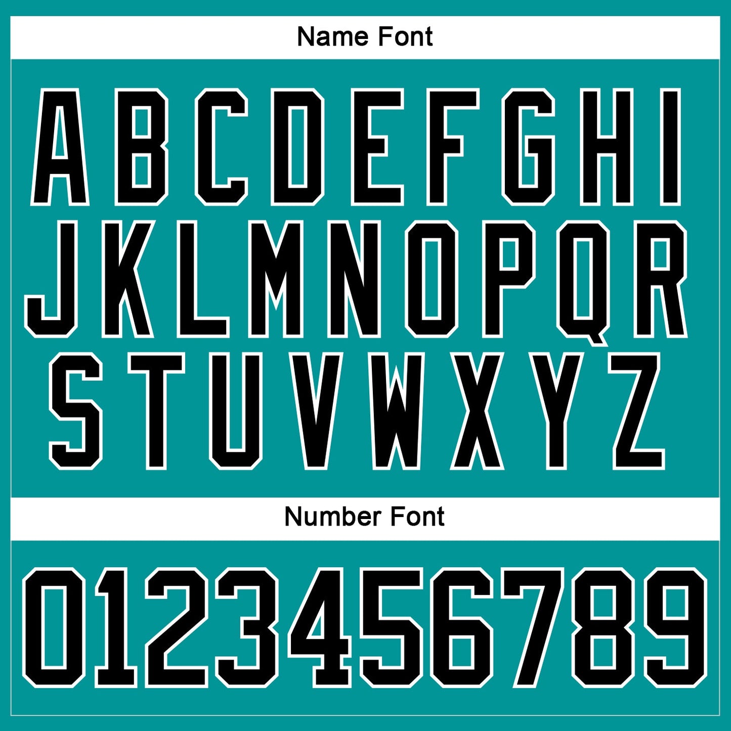 Custom Aqua Black-White Hockey Jersey view 5