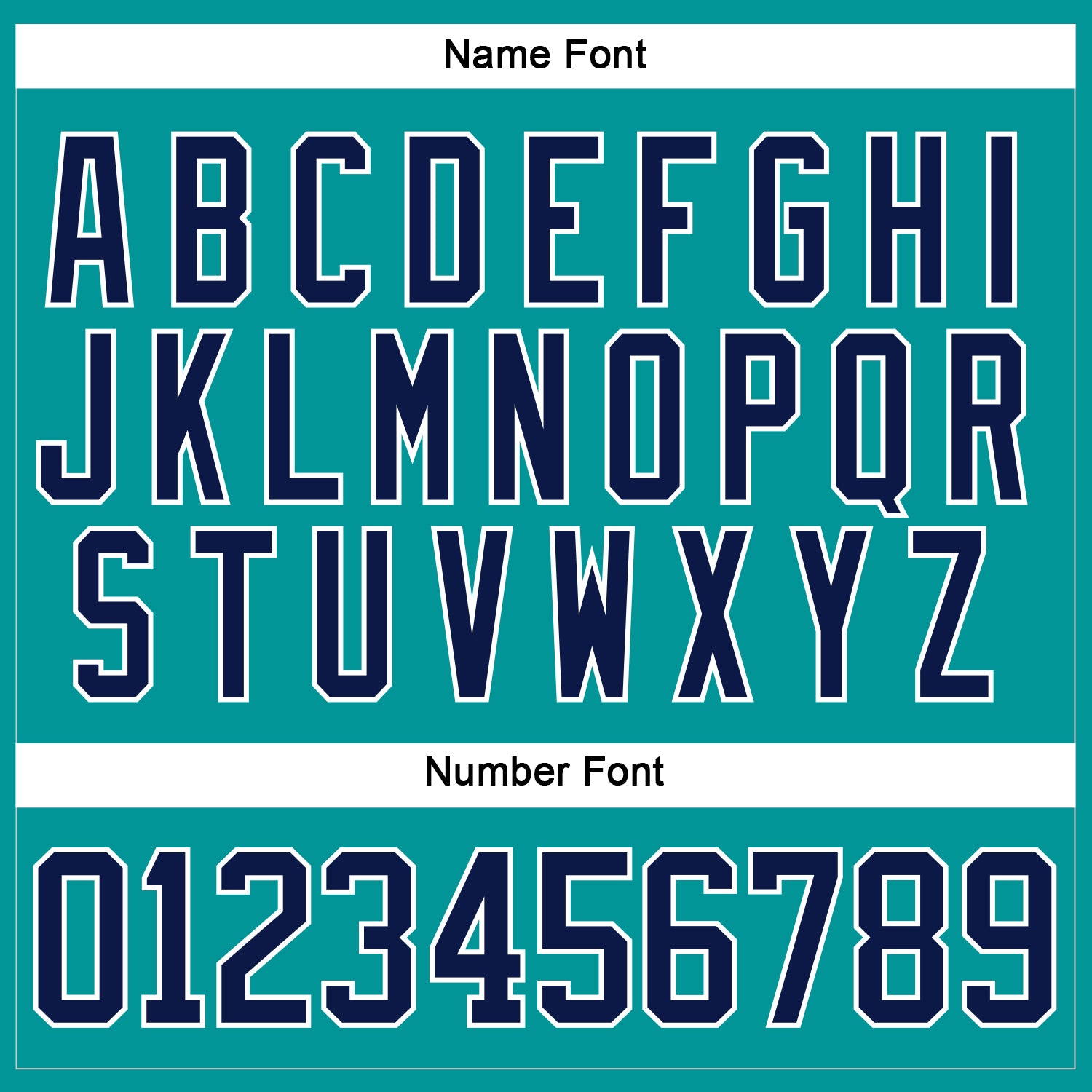 Custom Aqua Navy-White Hockey Jersey view 5