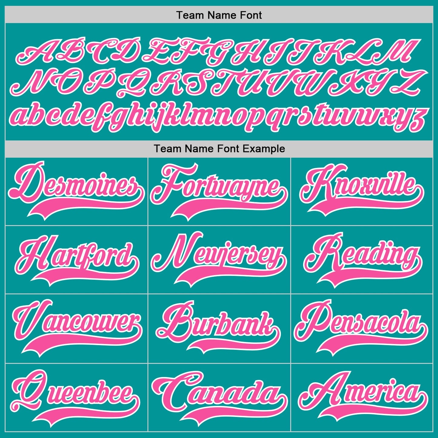 Custom Aqua Pink-White Hockey Jersey view 4
