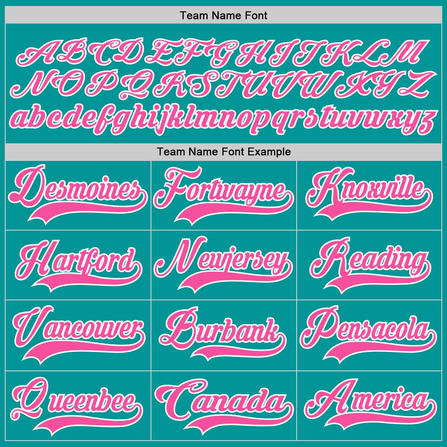 Custom Aqua Pink-White Hockey Jersey view 4
