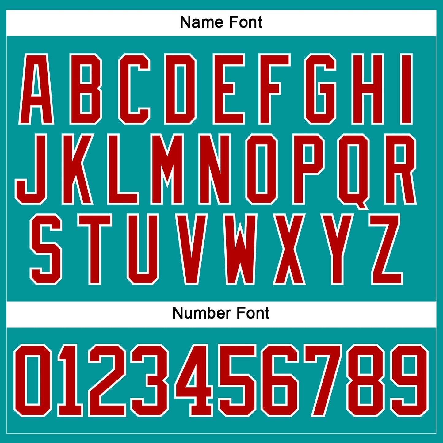 Custom Aqua Red-White Hockey Jersey view 5