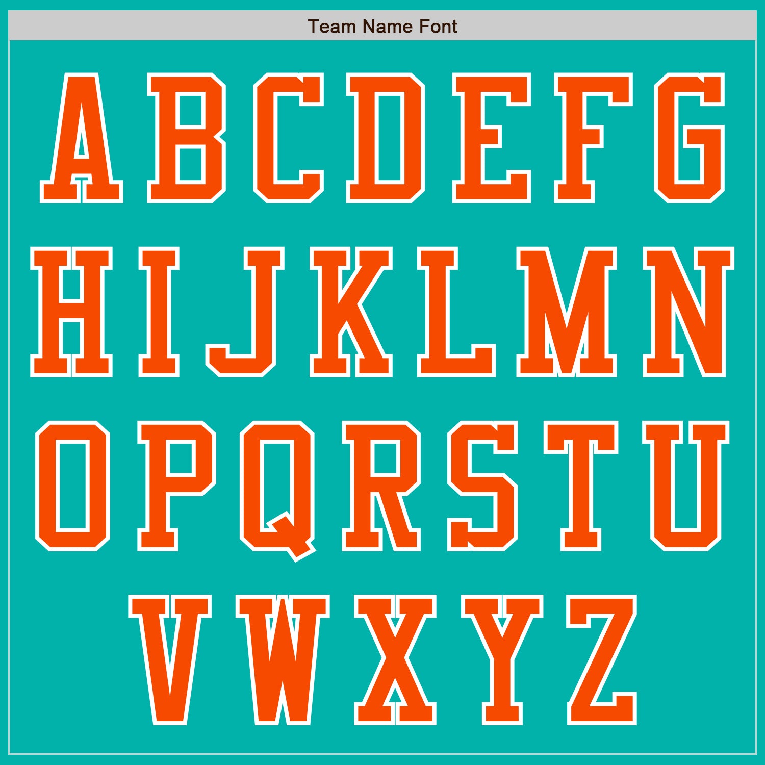 Custom Aqua Orange-White Authentic Baseball Jersey view 7