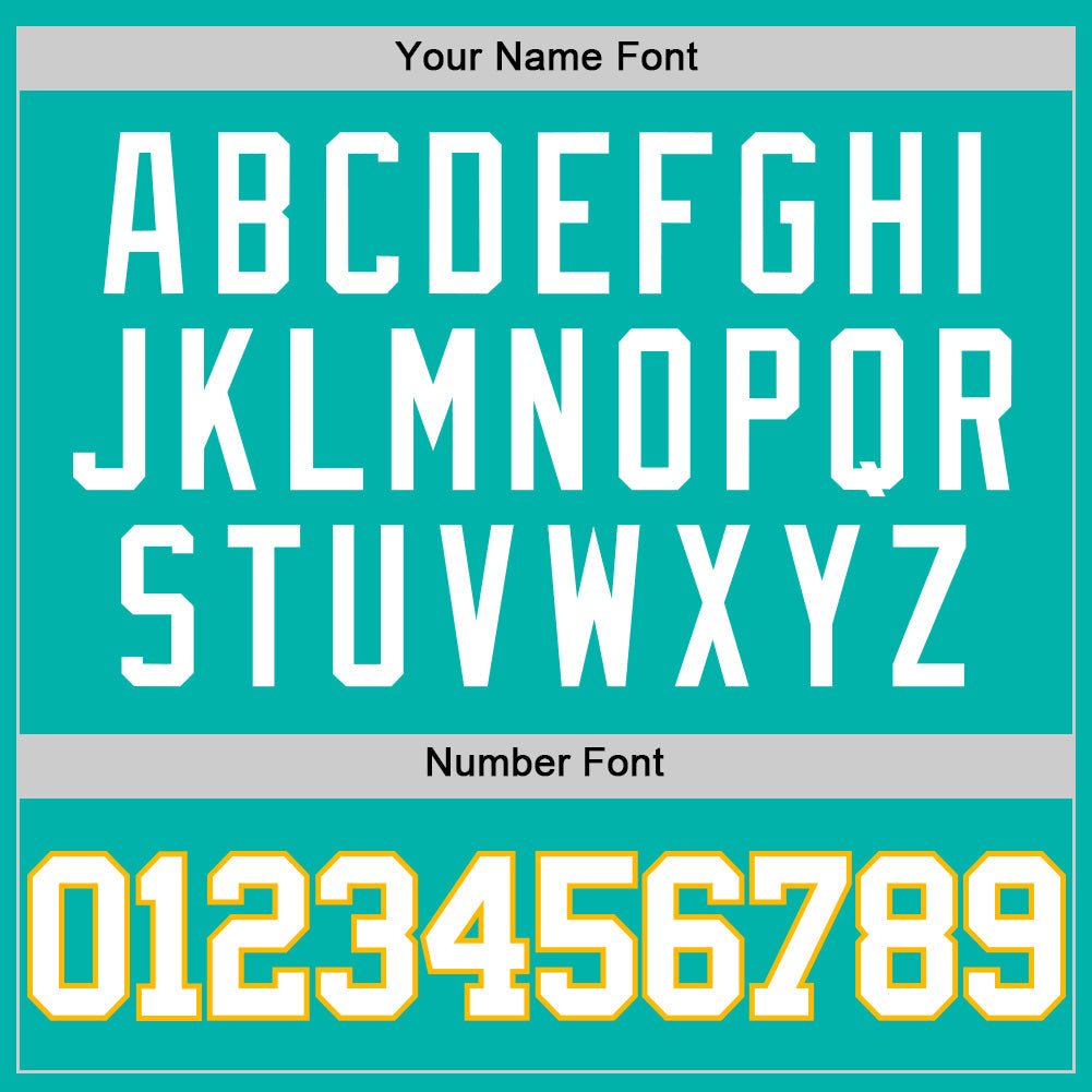 Custom Aqua White-Gold Authentic Basketball Jersey view 4