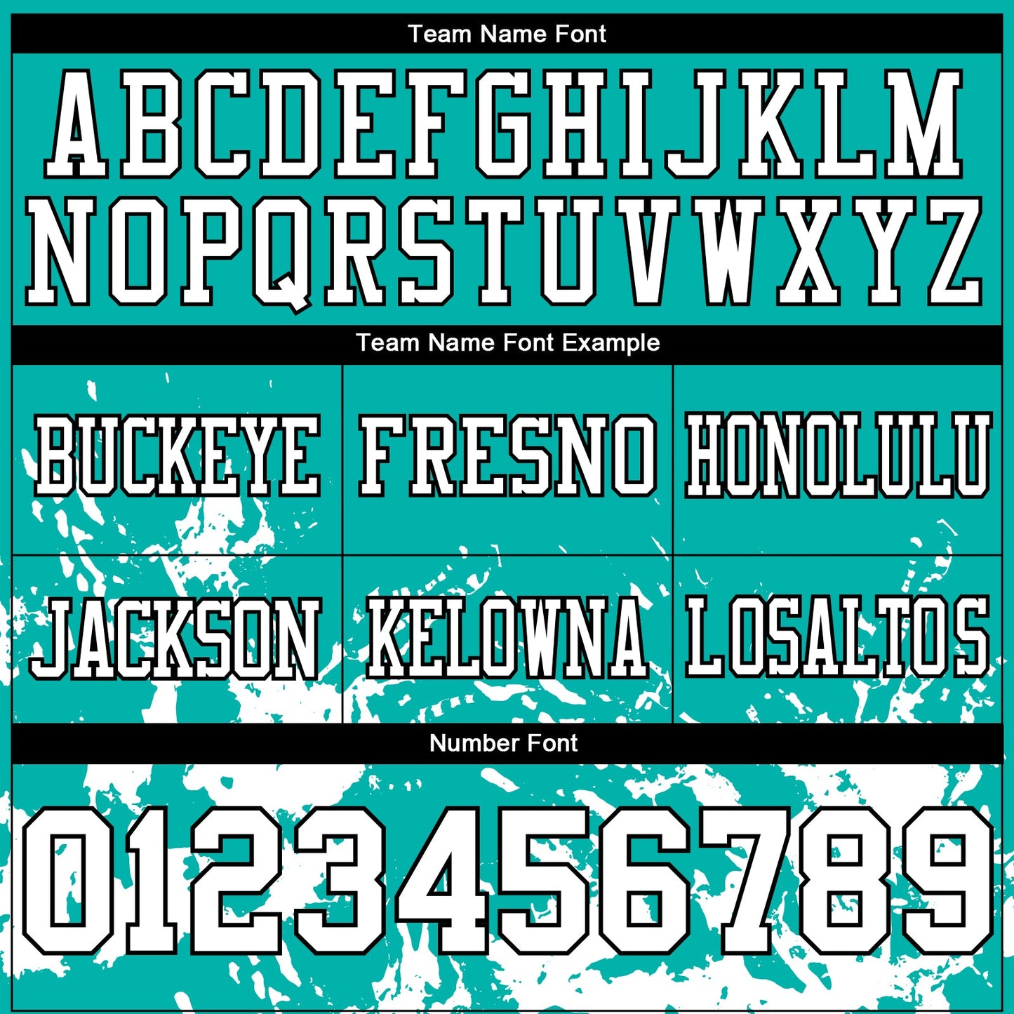 Custom Aqua White-Black 3D Pattern Splash Authentic Football Jersey view 4
