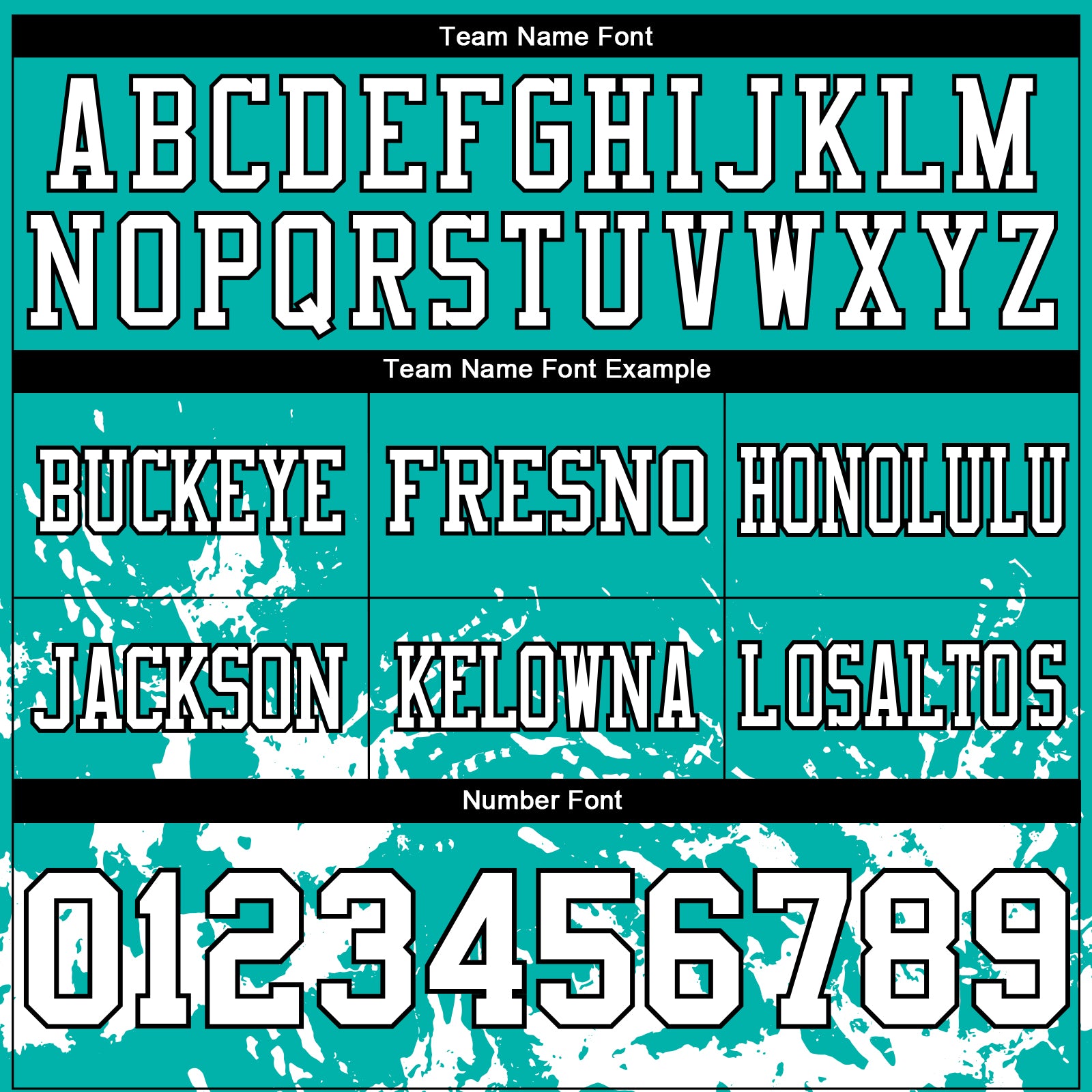 Custom Aqua White-Black 3D Pattern Splash Authentic Football Jersey view 4