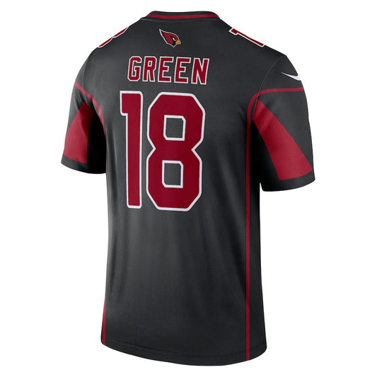 A.Cardinal #18 A.J. Green Black Legend Jersey Stitched American Football Jerseys - Main View
