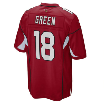 A.Cardinal #18 A.J. Green Cardinal Game Jersey Stitched American Football Jerseys - Main View