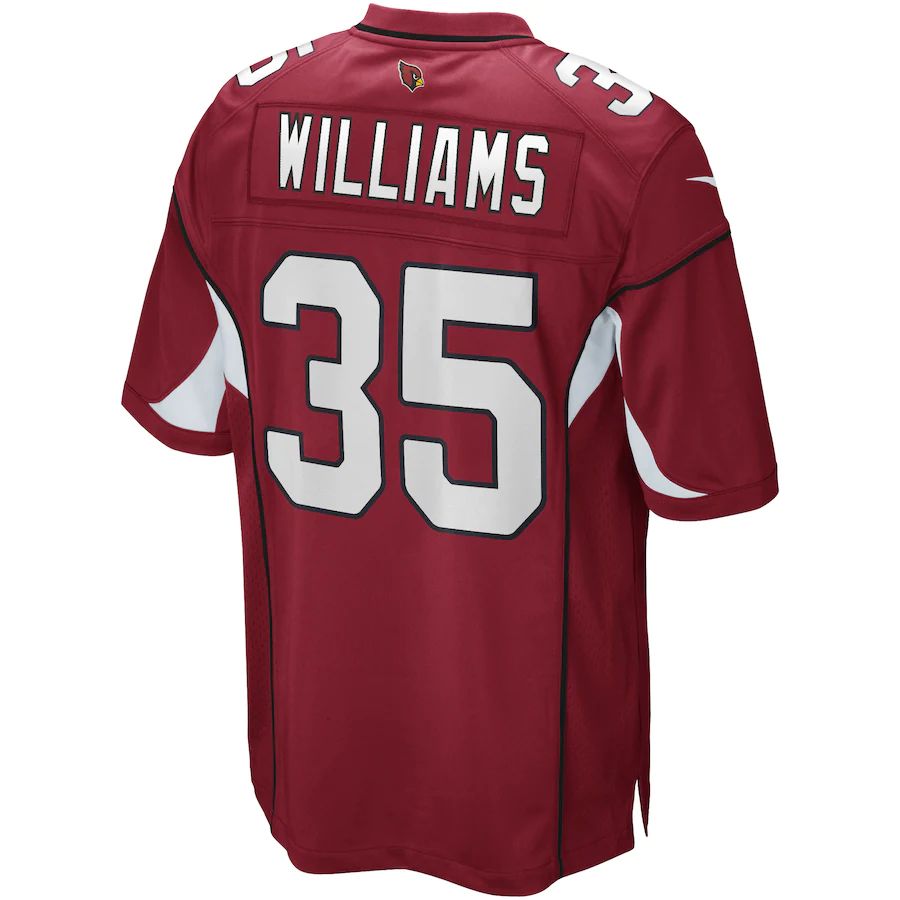 A.Cardinal #35 Aeneas Williams Cardinal Game Retired Player Jersey Stitched American Football Jerseys - Main View