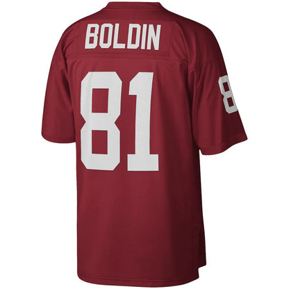 A.Cardinal #81 Anquan Boldin Mitchell & Ness Cardinal 2003 Legacy Replica Jersey Stitched American Football Jerseys - Main View