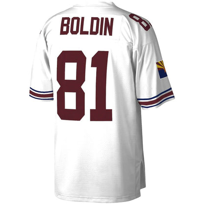 A.Cardinal #81 Anquan Boldin Mitchell & Ness White 2003 Legacy Replica Jersey Stitched American Football Jerseys - Main View