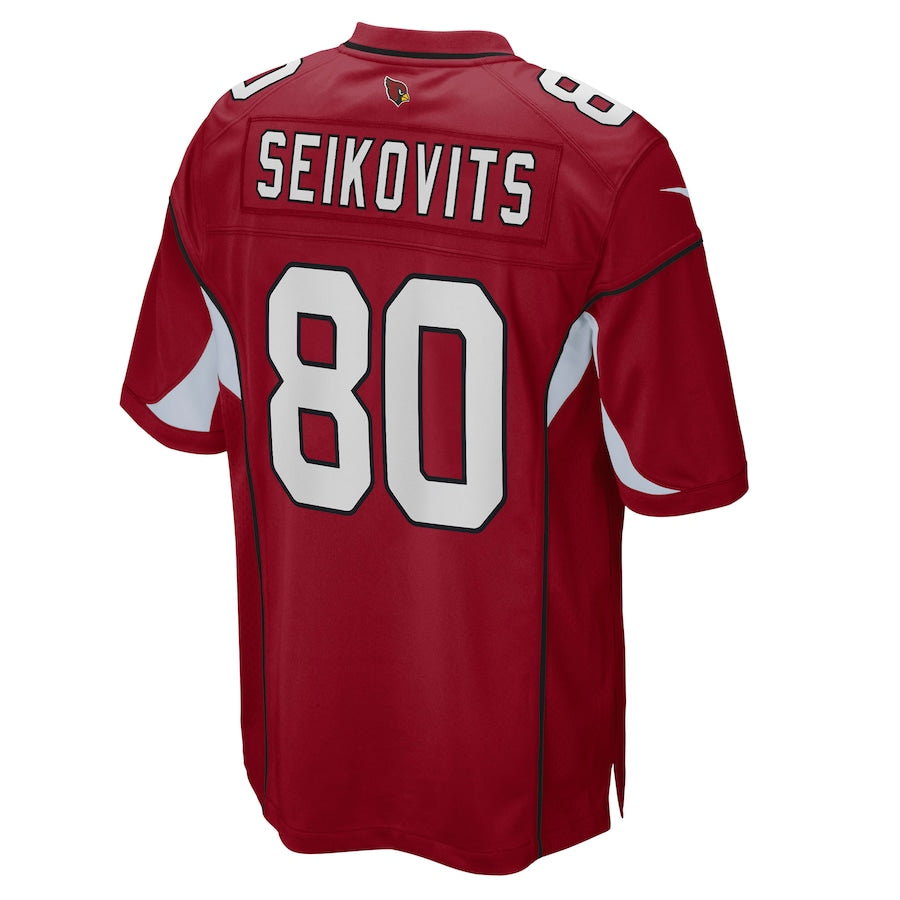 A.Cardinals #80 Bernhard Seikovits Cardinal Game Jersey Stitched American Football Jerseys - Main View