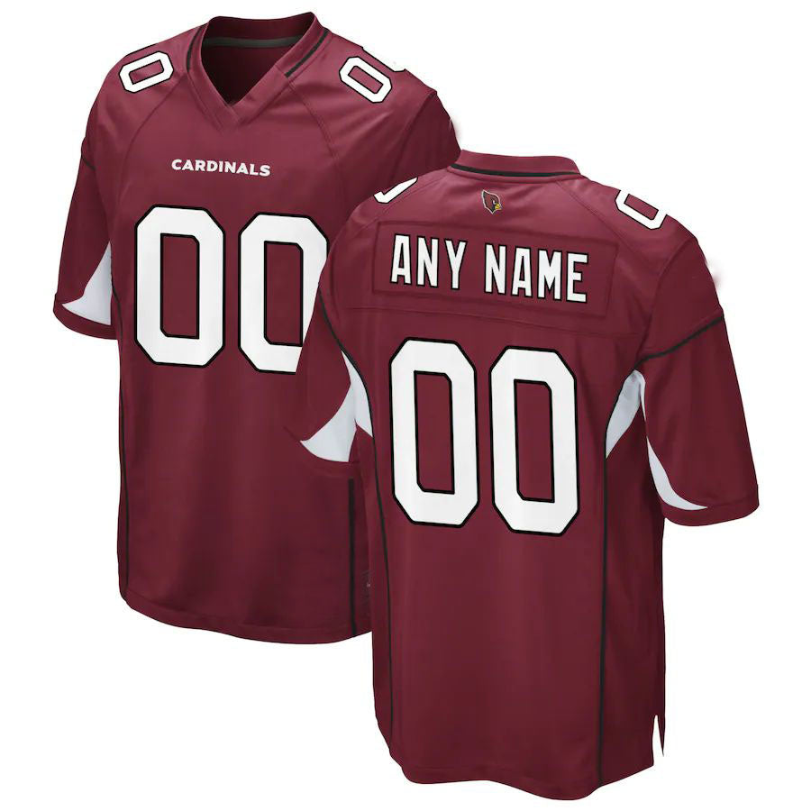 Custom A.Cardinals Cardinal Game Jersey Stitched Football Jerseys - Main View