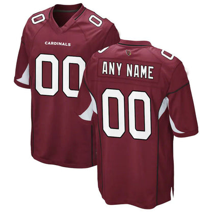 Custom A.Cardinals Cardinal Game Jersey Stitched Football Jerseys - Main View