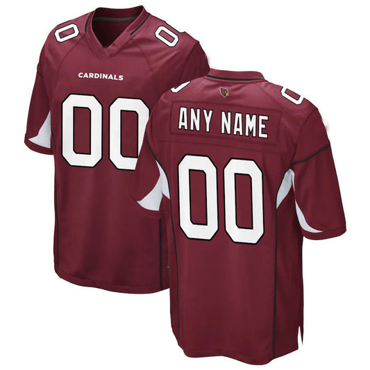 Custom A.Cardinals Cardinal Game Jersey Stitched Football Jerseys - Main View