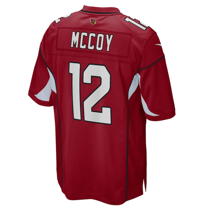 A.Cardinals #12 Colt McCoy Cardinal Game Jersey Stitched American Football Jerseys - Main View