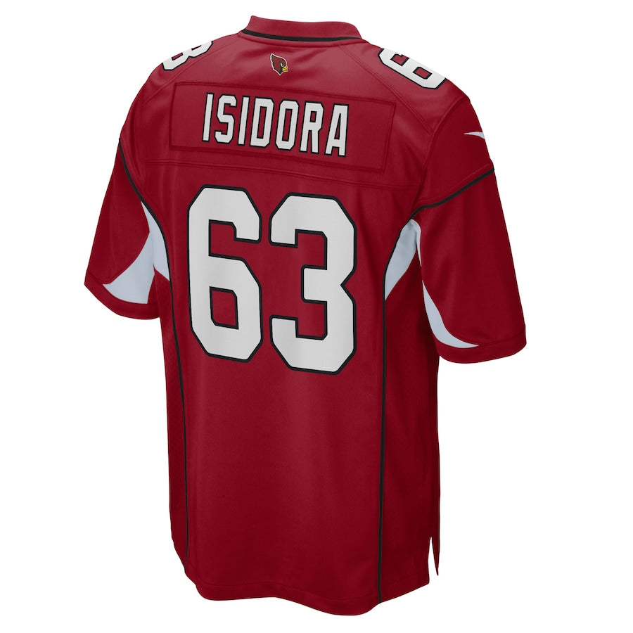A.Cardinals #63 Danny Isidora Cardinal Game Player Jersey Stitched American Football Jerseys - Main View