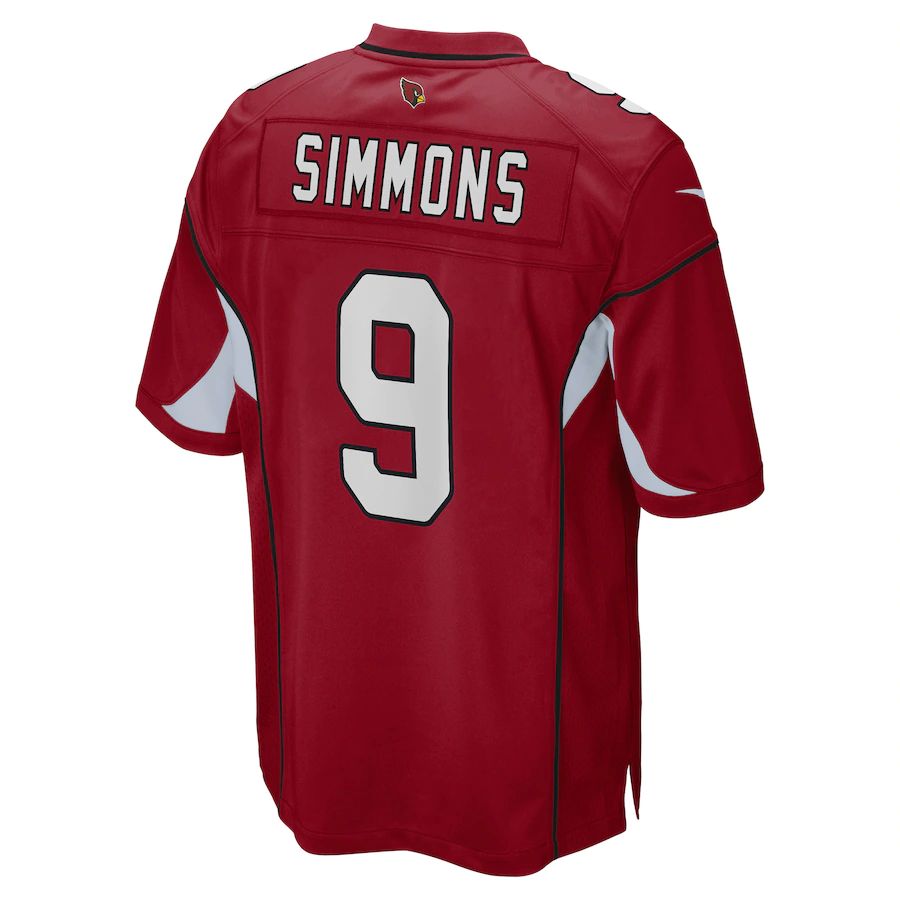 A.Cardinals #9 Isaiah Simmons Cardinal Game Player Jersey Stitched American Football Jerseys - Main View