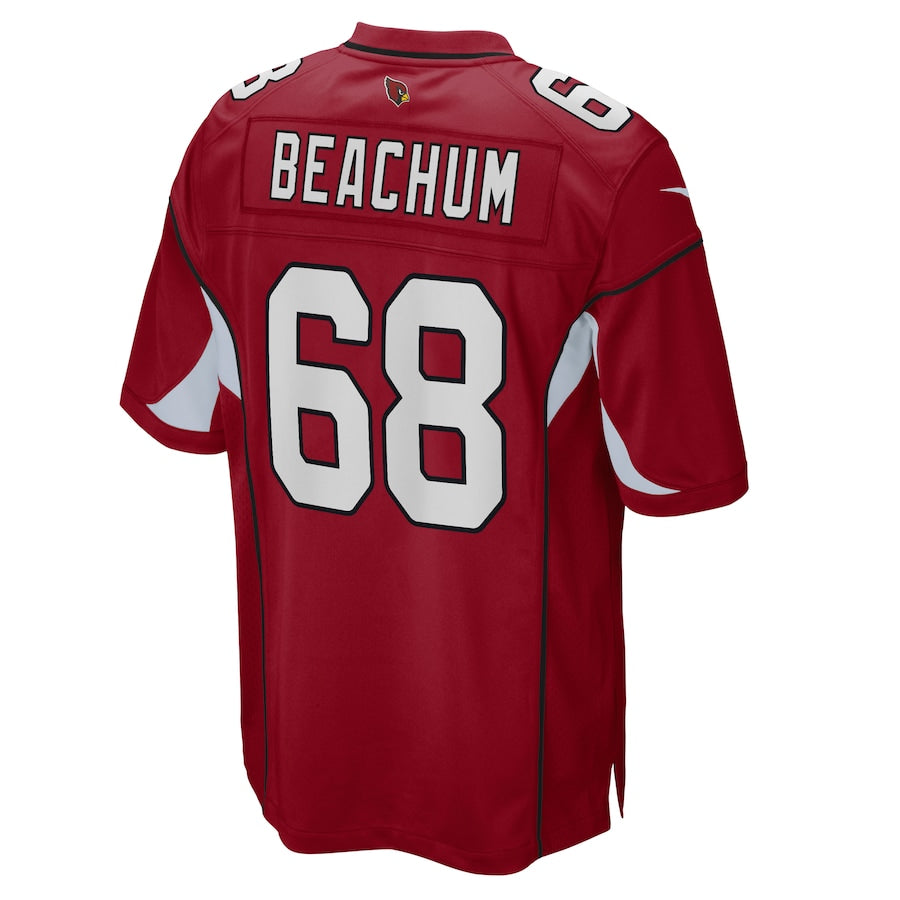 A.Cardinal #68 Kelvin Beachum Cardinal Game Jersey Stitched American Football Jerseys - Main View