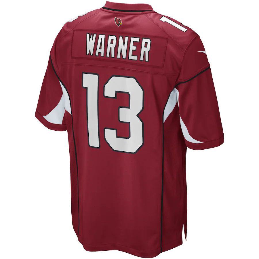 A.Cardinal #13 Kurt Warner Cardinal Game Retired Player Jersey Stitched American Football Jerseys - Main View