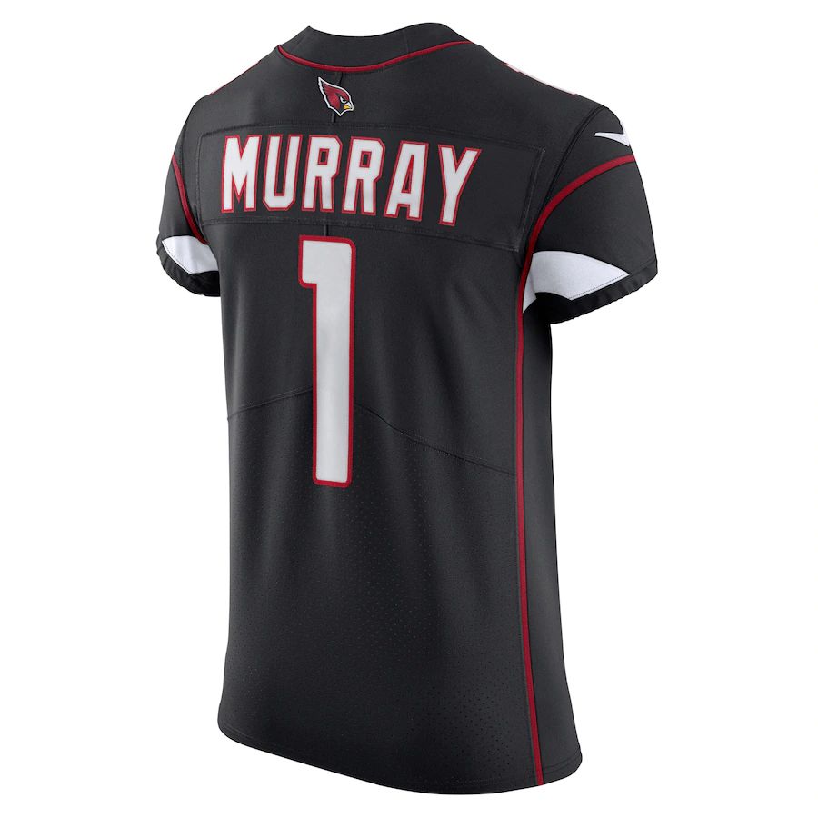 A.Cardinals #1 Kyler Murray Black Alternate Vapor Elite Jersey Stitched American Football Jerseys - Main View