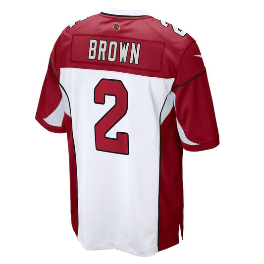A.Cardinal #2 Marquise Brown White Game Player Jersey Stitched American Football Jerseys - Main View
