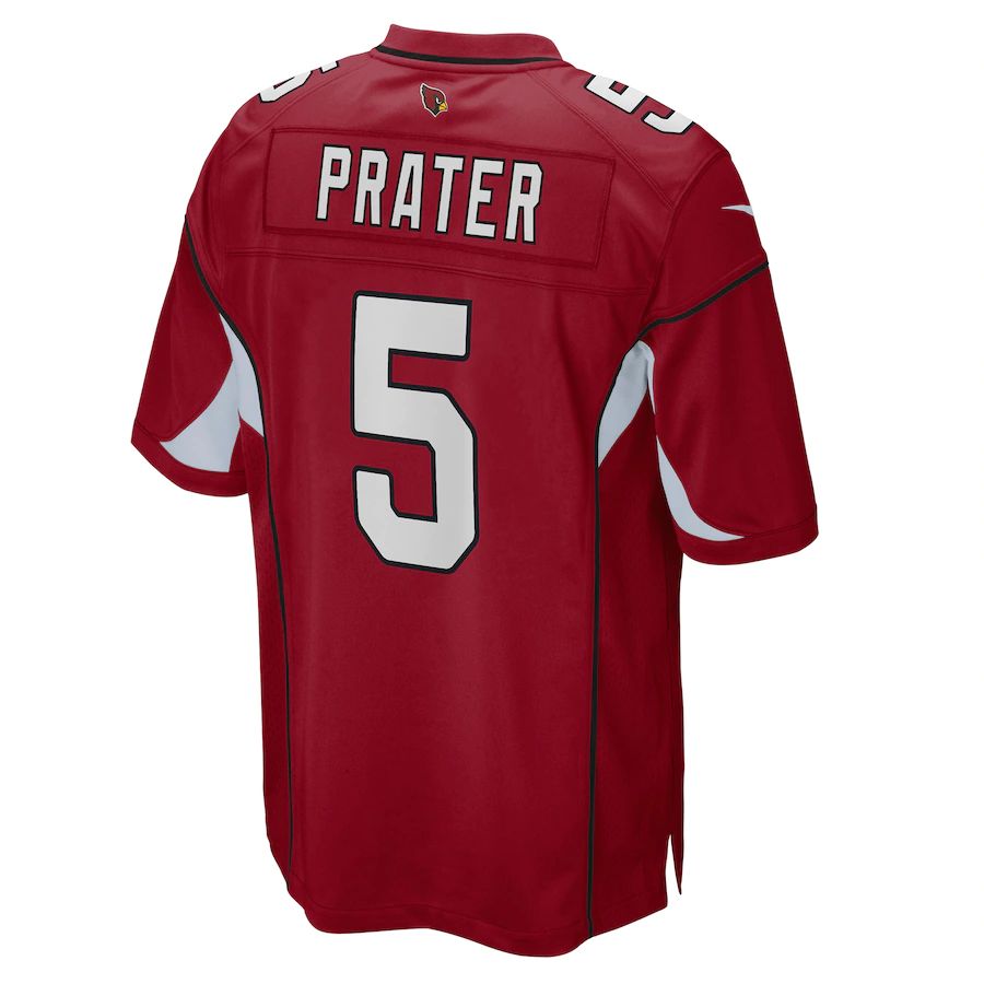 A.Cardinal #5 Matt Prater Cardinal Game Jersey Stitched American Football Jerseys - Main View