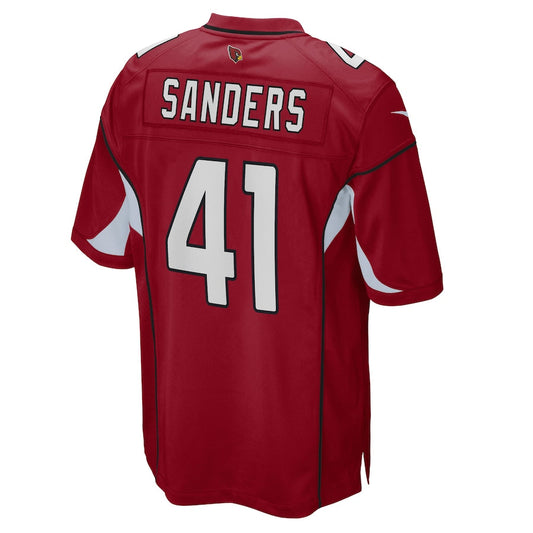 A.Cardinal #41 Myjai Sanders Cardinal Game Player Jersey Stitched American Football Jerseys - Main View