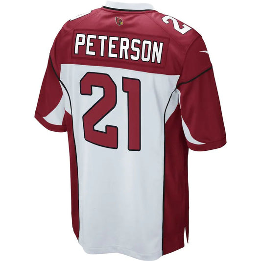 A.Cardinal #21 Patrick Peterson White Game Stitched American Football Jerseys - Main View