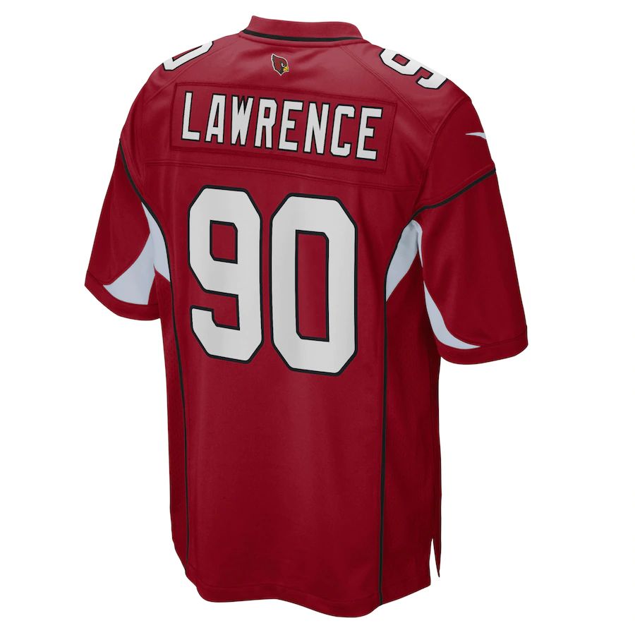 A.Cardinal #90 Rashard Lawrence Cardinal Game Player Jersey Stitched American Football Jerseys - Main View