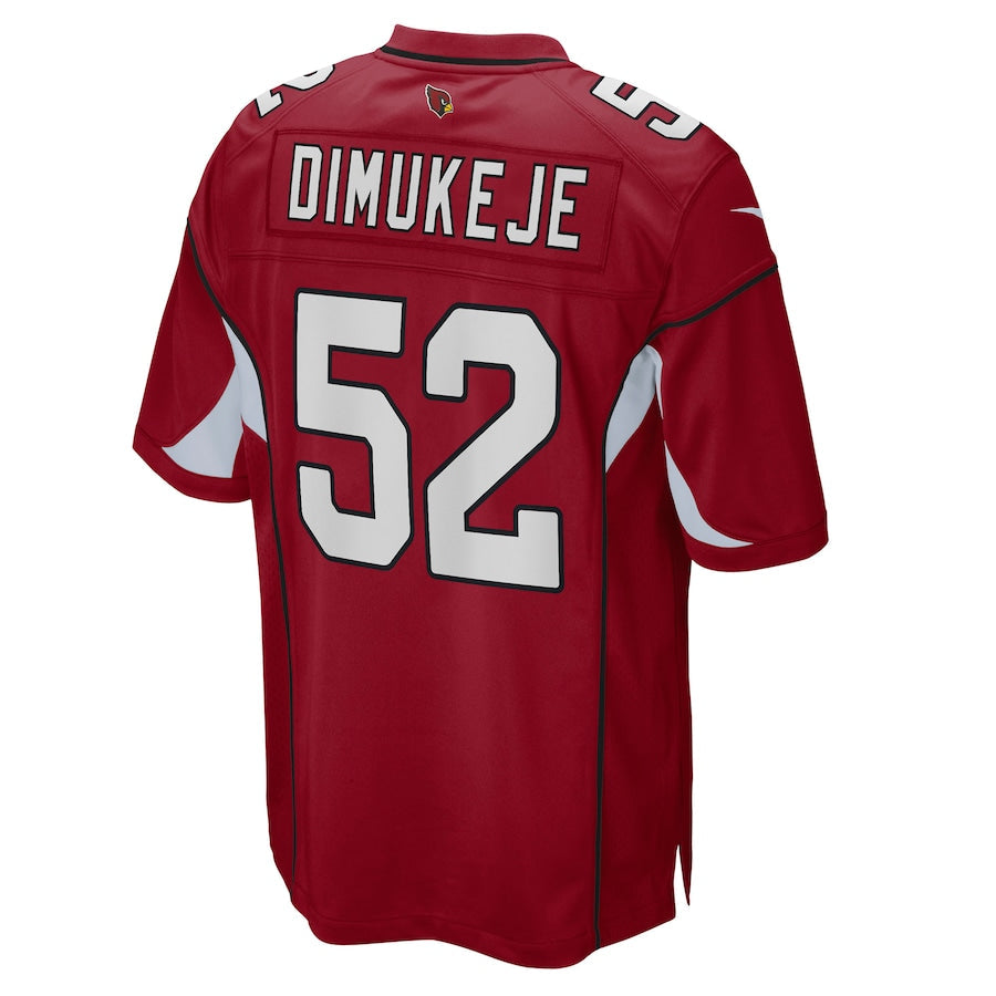 A.Cardinal #52 Victor Dimukeje Cardinal Player Game Jersey Stitched American Football Jerseys - Main View