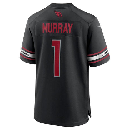 A.Cardinals #1 Kyler Murray Black Game Stitched American Football Jerseys - Main View