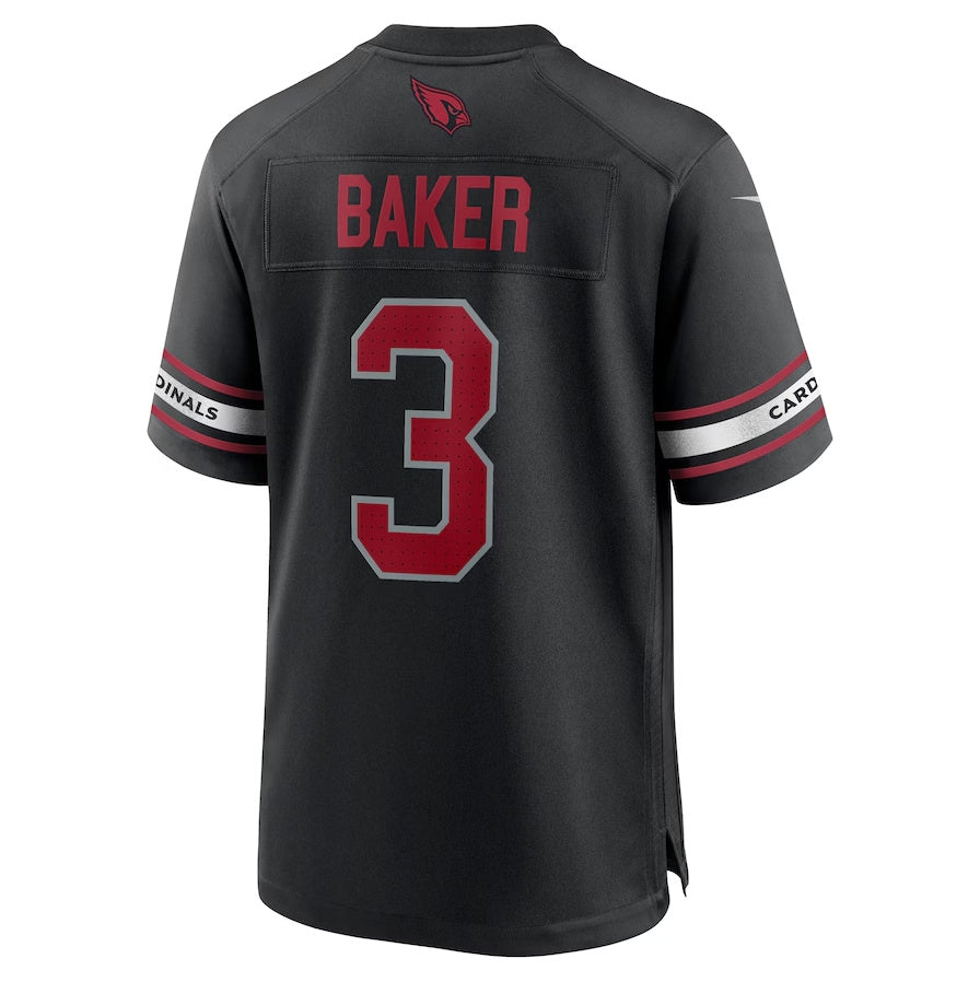 A.Cardinals #3 Budda Baker Black Game Stitched American Football Jerseys - Main View