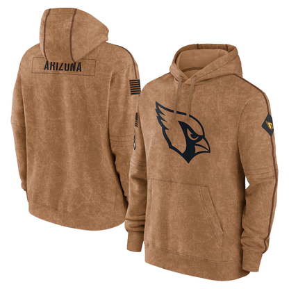 A.Cardinal  2023 Salute To Service Club Pullover Hoodie Cheap sale Birthday and Christmas gifts Stitched American Football Jerseys - Main View
